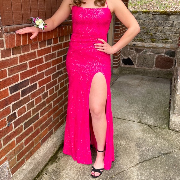 Windsor Pink Prom Dress - Picture 1 of 3